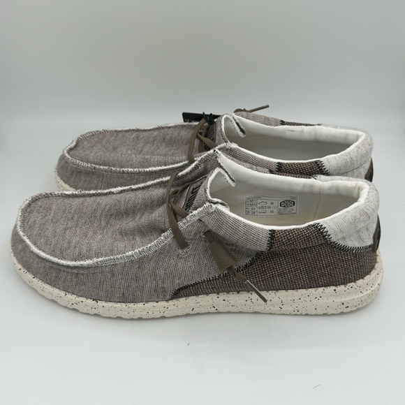 Hey Dude Other - NWT HEY DUDE Wally Stitch Pull On Slip On Shoes Teak Size 11